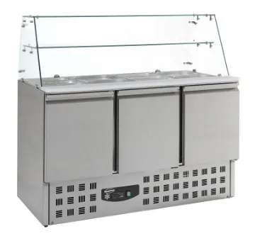 Show details for CombiSteel 3 Door Salad Display - 7950.0405 Picture of CombiSteel 3 Door Salad Display - 7950.0405