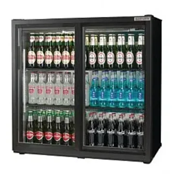 Show details for Autonumis RPC10001 POPULAR Black Sliding Double Door Bottle Cooler 195 Litres - RPC10001 Picture of Autonumis RPC10001 POPULAR Black Sliding Double Door Bottle Cooler 195 Litres - RPC10001
