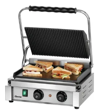 Show details for Bartscher Contact grill Panini-T 1GR - A150776 Picture of Bartscher Contact grill Panini-T 1GR - A150776