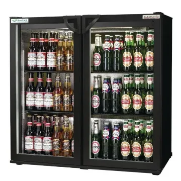 Show details for Autonumis RWC10001 EcoChill Maxi Black Sliding Double Door Bottle Cooler 252 Litres - RWC10001 Picture of Autonumis RWC10001 EcoChill Maxi Black Sliding Double Door Bottle Cooler 252 Litres - RWC10001