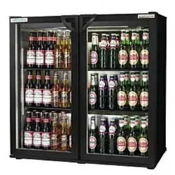 Show details for Autonumis RWC00001 EcoChill Maxi Black Hinged Double Door Bottle Cooler - RWC00001 Picture of Autonumis RWC00001 EcoChill Maxi Black Hinged Double Door Bottle Cooler - RWC00001
