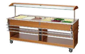 Show details for Bartscher Buffet trolley, hot, 6x 1/1GN - 125624 Picture of Bartscher Buffet trolley, hot, 6x 1/1GN - 125624