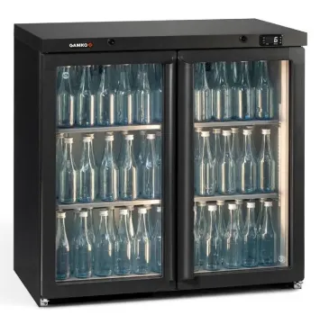 Show details for Gamko Maxiglass MG3/250G Hinged Double Glass Door Undercounter Bottle Cooler 250 Litres - MG3-250G Picture of Gamko Maxiglass MG3/250G Hinged Double Glass Door Undercounter Bottle Cooler 250 Litres - MG3-250G