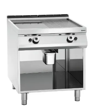 Show details for Bartscher Gas griddle plate, 1/2 + 1/2, OBU Freestanding - 2955061 Picture of Bartscher Gas griddle plate, 1/2 + 1/2, OBU Freestanding - 2955061