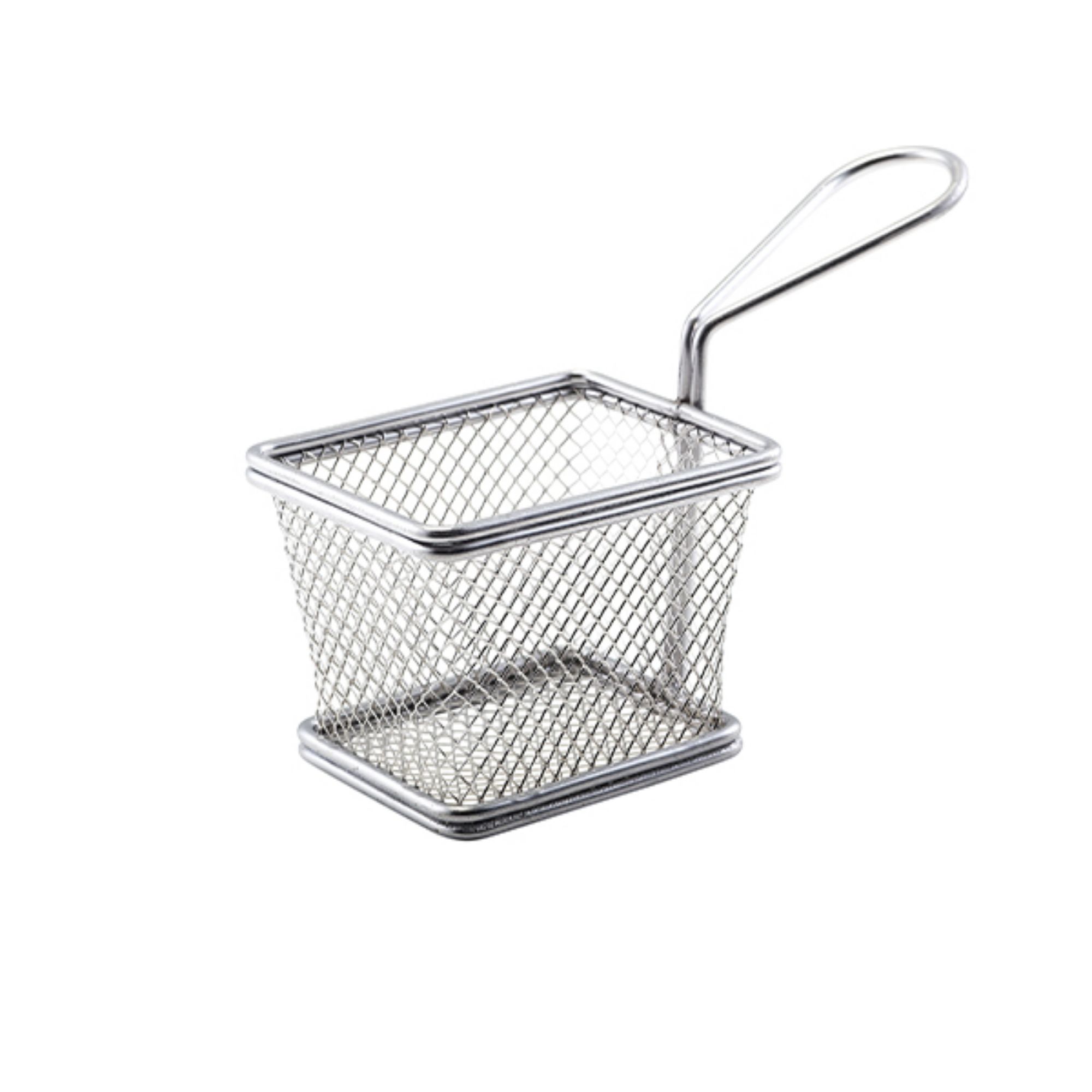 Picture of Serving Fry Basket Rectangular 12.5 X 10 X 8.5cm - SVB1210