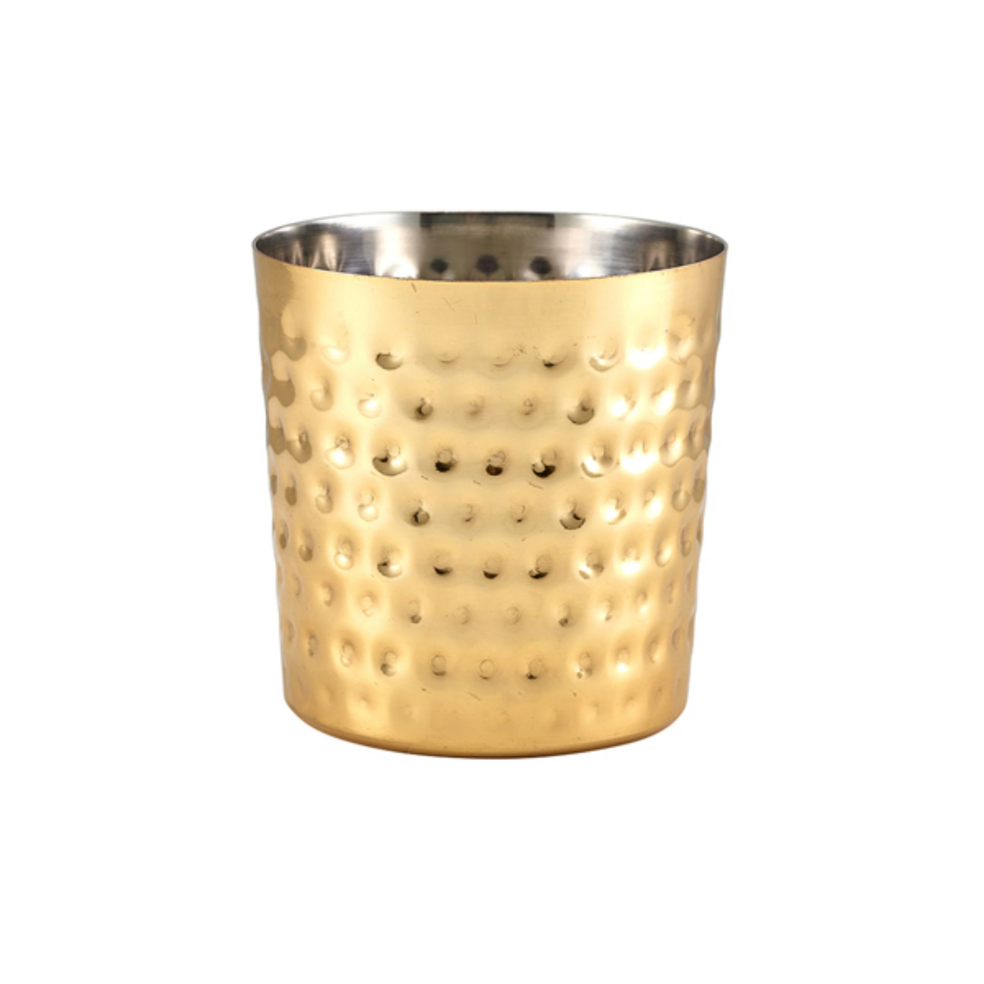 Picture of GenWare Gold Plated Hammered Serving Cup 8.5 x 8.5cm - SVCH8GD