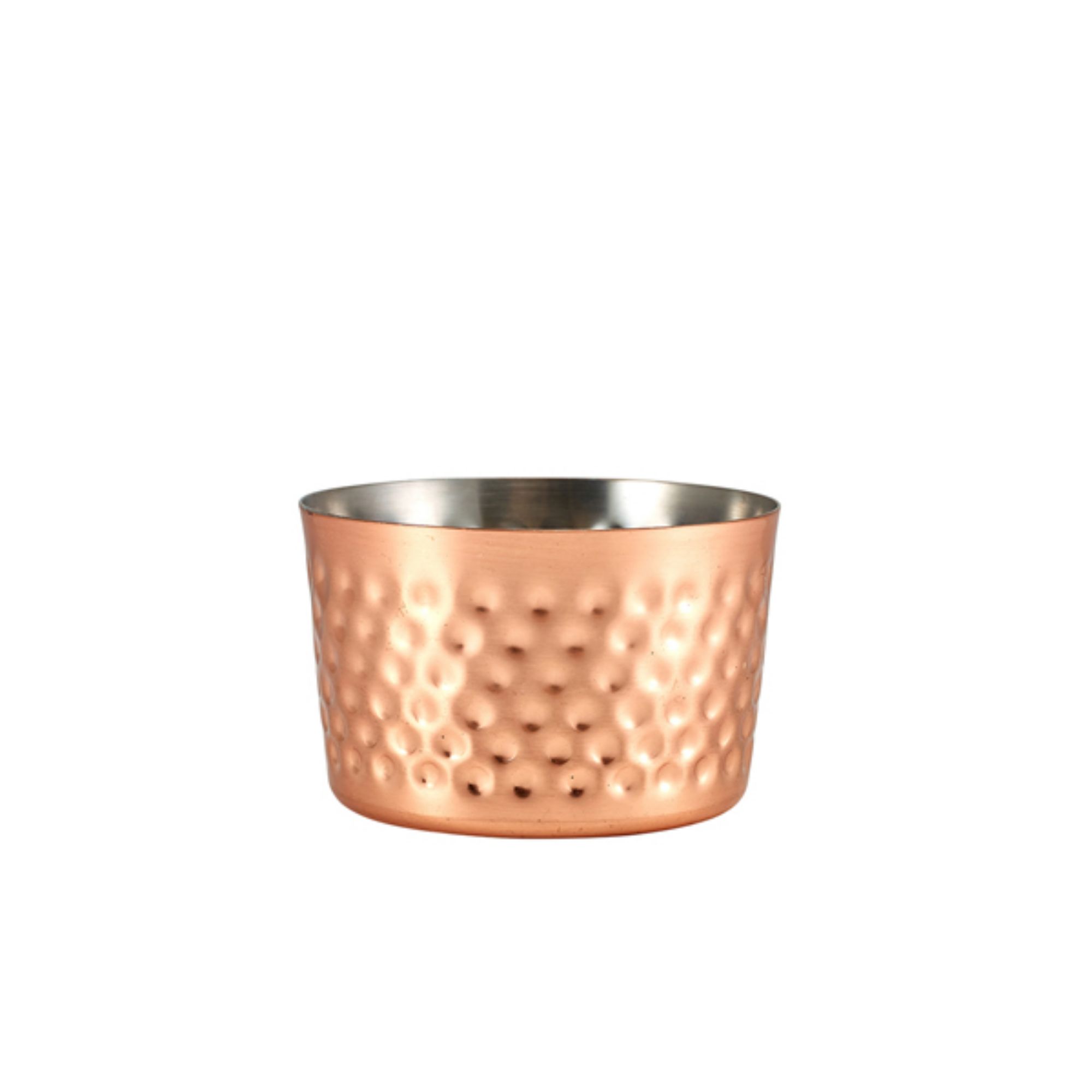 Picture of GenWare Copper Plated Hammered Mini Serving Cup 8 x 5cm - SVCH5C