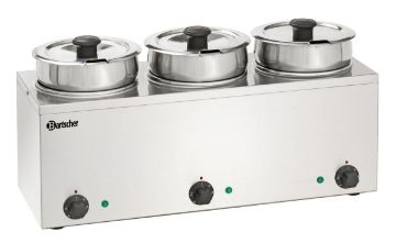Show details for Bain Marie Hotpot, 3x pot, 3,5l - 607035 Picture of Bain Marie Hotpot, 3x pot, 3,5l - 607035