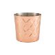 Show details for Diamond Pattern Copper Plated Serving Cup 8.5 x 8.5cm - SVD8C Picture of Diamond Pattern Copper Plated Serving Cup 8.5 x 8.5cm - SVD8C