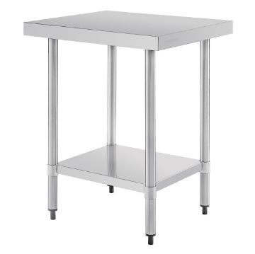 Show details for Vogue Stainless Steel Prep Table 600mm - T389 Picture of Vogue Stainless Steel Prep Table 600mm - T389