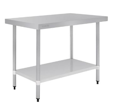 Show details for Vogue Stainless Steel Prep Table 1200mm - T376 Picture of Vogue Stainless Steel Prep Table 1200mm - T376