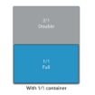 Picture of Matfer Bourgeat Stainless Steel 1/1 Gastronorm Tray 40mm - K050