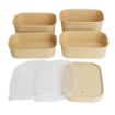 Picture of Fiesta Recyclable PP Lids for Rectangular Containers (300 Pack) - HW625