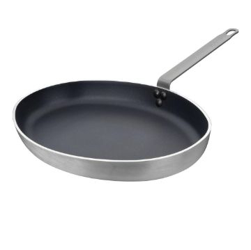 Show details for Vogue Aluminium Non-stick Teflon Platinum Plus Oval Frying Pan 40cm - HT992 Picture of Vogue Aluminium Non-stick Teflon Platinum Plus Oval Frying Pan 40cm - HT992