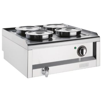 Show details for Buffalo 600 Series 4 Pot Bain Marie - FU291 Picture of Buffalo 600 Series 4 Pot Bain Marie - FU291