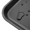 Picture of Olympia Kristallon Polypropylene Rectangular Non-Slip Tray Black 458mm - GM239