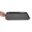 Picture of Cambro Polypropylene Fast Food Tray Black 410mm - DE312