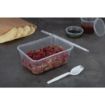 Picture of Fiesta Recyclable Plastic Microwavable Containers with Lid Large 1000ml (250 Pack) - DM183