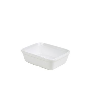 Show details for Genware Porcelain Rectangular Pie Dish 15.5x11.5cm/ 6 x 4.5" - Pack of 12 - 353215 Picture of Genware Porcelain Rectangular Pie Dish 15.5x11.5cm/ 6 x 4.5" - Pack of 12 - 353215