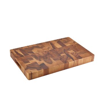 Show details for Acacia Wood End Grain Chopping Board 18 x 12 x 1.75" - WD1812 Picture of Acacia Wood End Grain Chopping Board 18 x 12 x 1.75" - WD1812