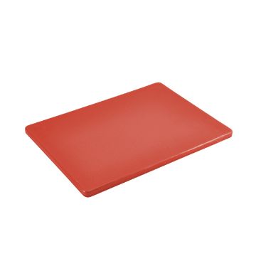 Show details for GenWare Red High Density Chopping Board 18 x 12 x 0.5" - HD1812R Picture of GenWare Red High Density Chopping Board 18 x 12 x 0.5" - HD1812R