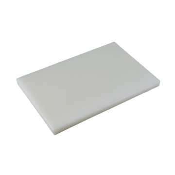 Show details for GenWare White Low Density Chopping Board 18 x 12 x 1" - W11812 Picture of GenWare White Low Density Chopping Board 18 x 12 x 1" - W11812