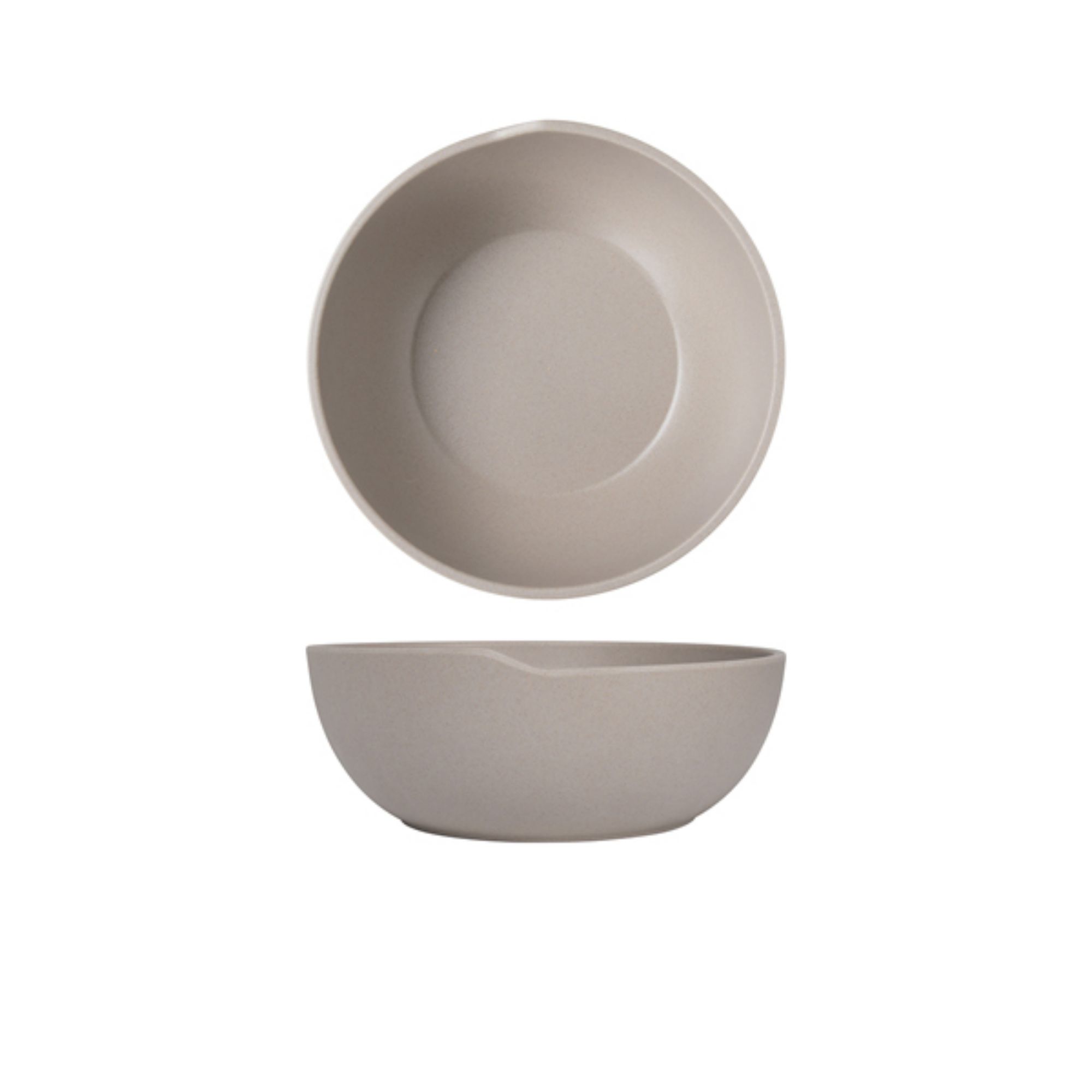 Picture of Sand Brown Copenhagen Round Melamine Bowl 20 x 7.5cm - CP200946