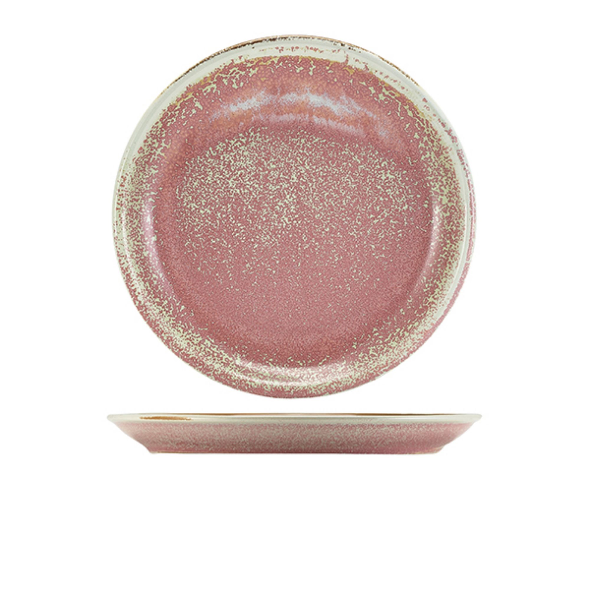 Picture of Terra Porcelain Rose Coupe Plate 27.5cm - CP-PRS27