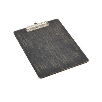 Show details for Black Wooden Menu Clipboard A4 24x32x0.6cm - WMC24BK Picture of Black Wooden Menu Clipboard A4 24x32x0.6cm - WMC24BK