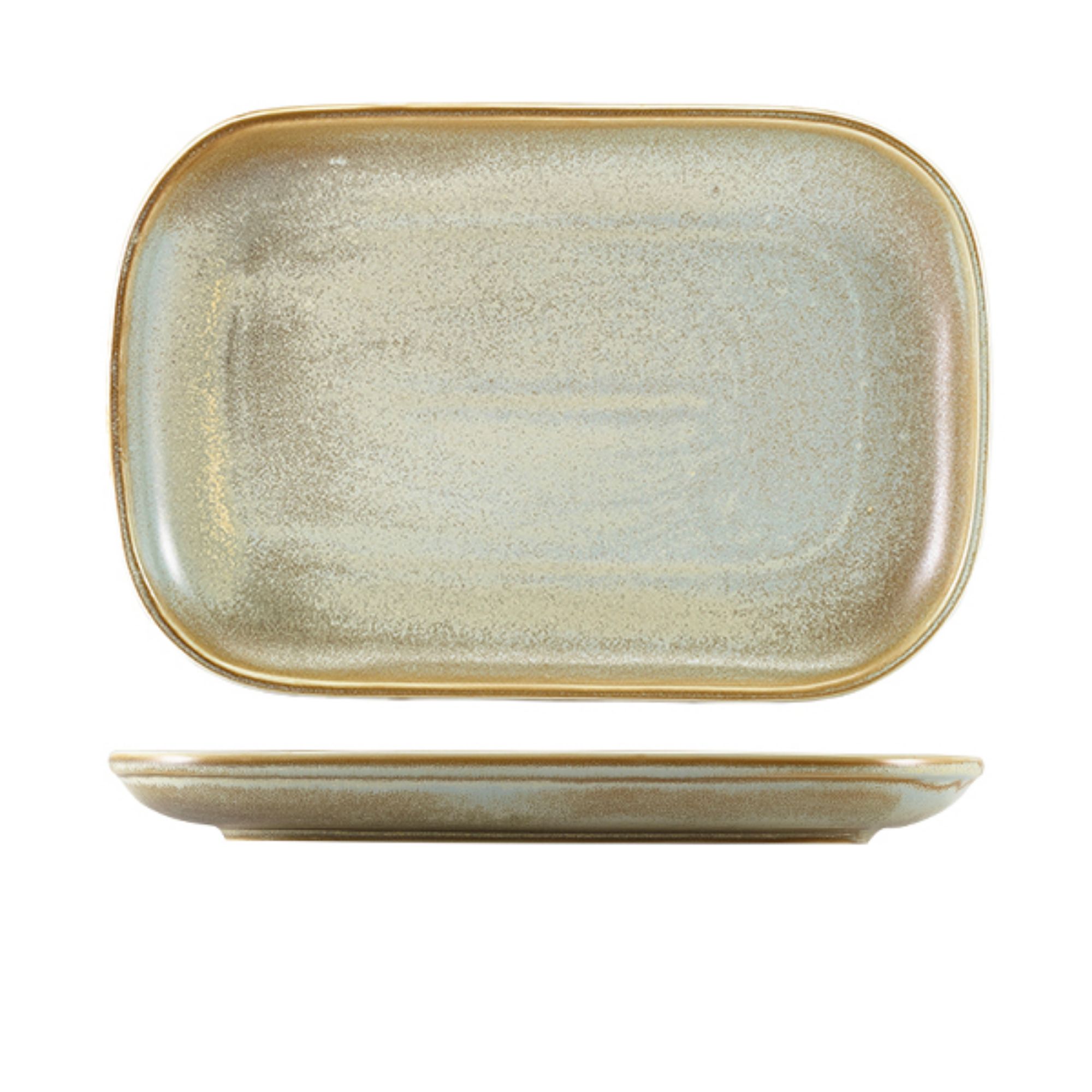 Picture of Terra Porcelain Matt Grey Rectangular Plate 29 x 19.5cm - RP-PMG29