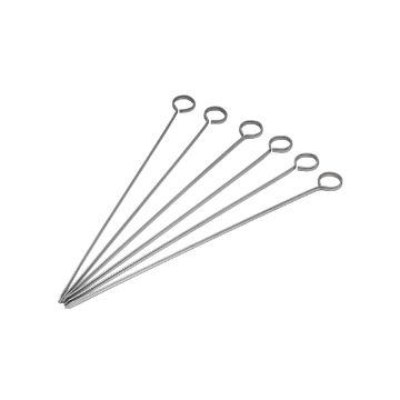 Show details for S/St. Skewers 8" (Pack Of 6) - 236-8 Picture of S/St. Skewers 8" (Pack Of 6) - 236-8