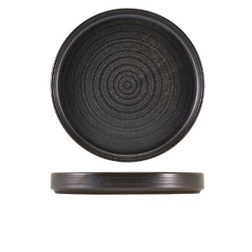 Show details for Terra Porcelain Black Presentation Plate 26cm - Pack of 6 - PR-PBK26 Picture of Terra Porcelain Black Presentation Plate 26cm - Pack of 6 - PR-PBK26