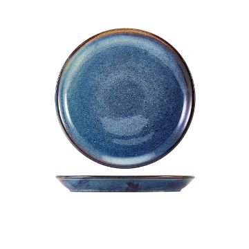 Show details for Terra Porcelain Aqua Blue Coupe Plate 19cm - Pack of 6 - CP-PBL19 Picture of Terra Porcelain Aqua Blue Coupe Plate 19cm - Pack of 6 - CP-PBL19