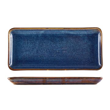 Show details for Terra Porcelain Aqua Blue Narrow Rectangular Platter 36 x 16.5cm - Pack of 3 - NR-PBL36 Picture of Terra Porcelain Aqua Blue Narrow Rectangular Platter 36 x 16.5cm - Pack of 3 - NR-PBL36