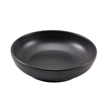 Show details for Terra Porcelain Black Coupe Bowl 23cm - Pack of 6 - CB-PBK23 Picture of Terra Porcelain Black Coupe Bowl 23cm - Pack of 6 - CB-PBK23