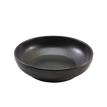 Show details for Terra Porcelain Black Coupe Bowl 20cm - Pack of 6 - CB-PBK20 Picture of Terra Porcelain Black Coupe Bowl 20cm - Pack of 6 - CB-PBK20