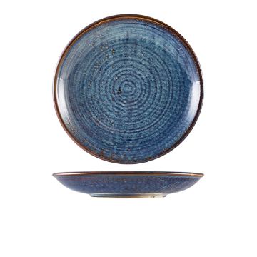 Show details for Terra Porcelain Aqua Blue Deep Coupe Plate 25cm - Pack of 6 - DC-PBL25 Picture of Terra Porcelain Aqua Blue Deep Coupe Plate 25cm - Pack of 6 - DC-PBL25