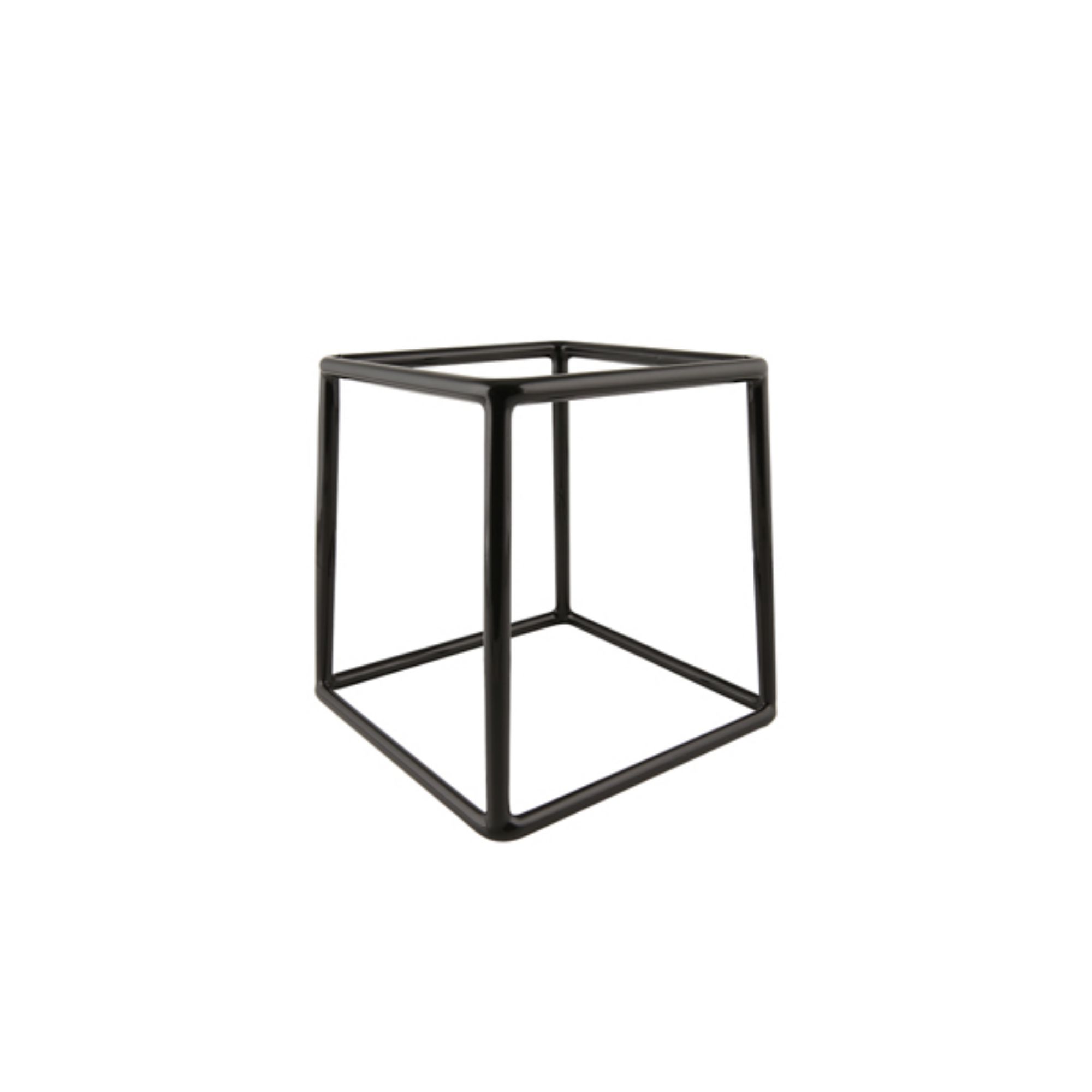 Picture of Genware Black Anti-Slip Buffet Riser 18 x 18cm - RSR-WBK18