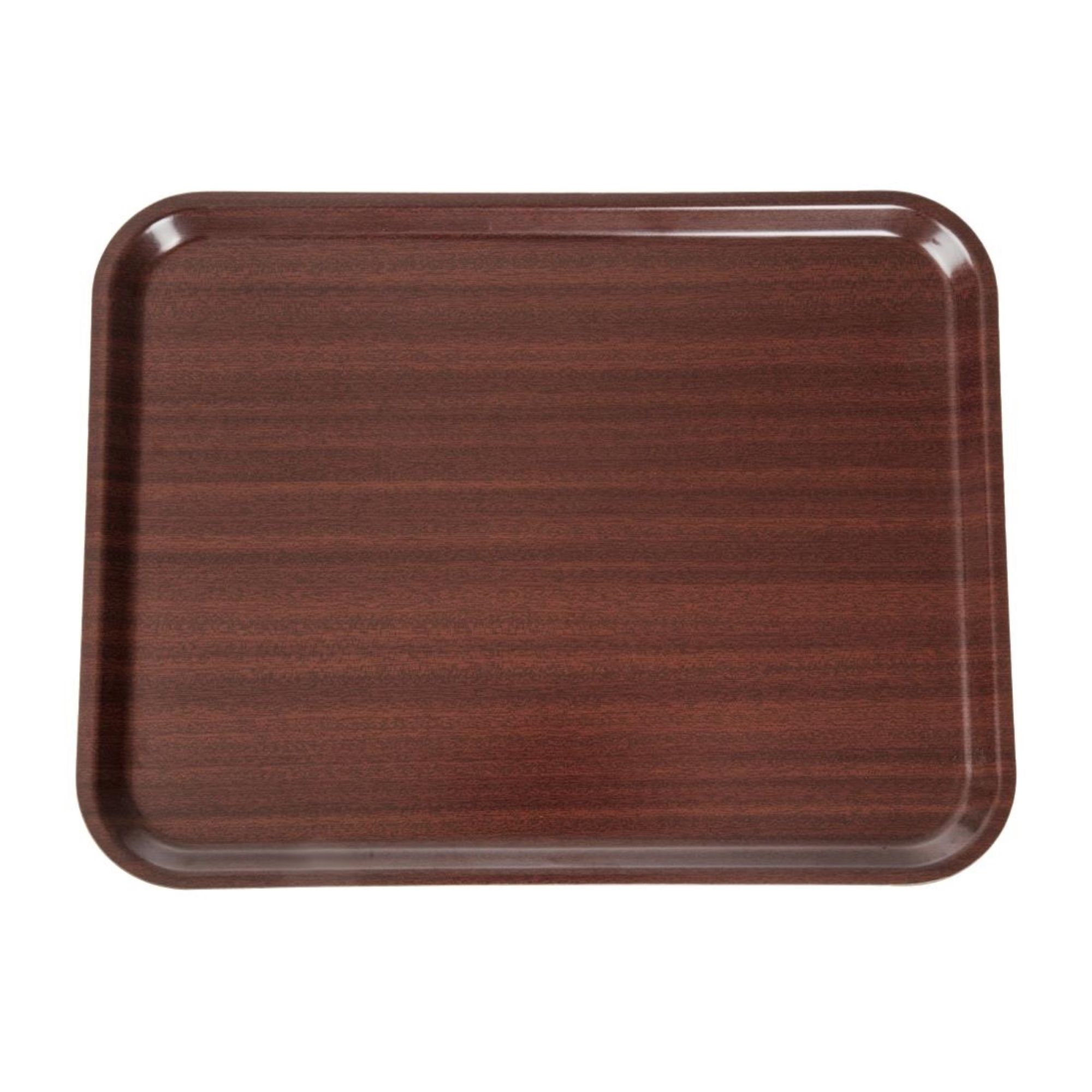 Picture of Cambro Capri Laminate Canteen Tray Mahogany 430mm - DP210