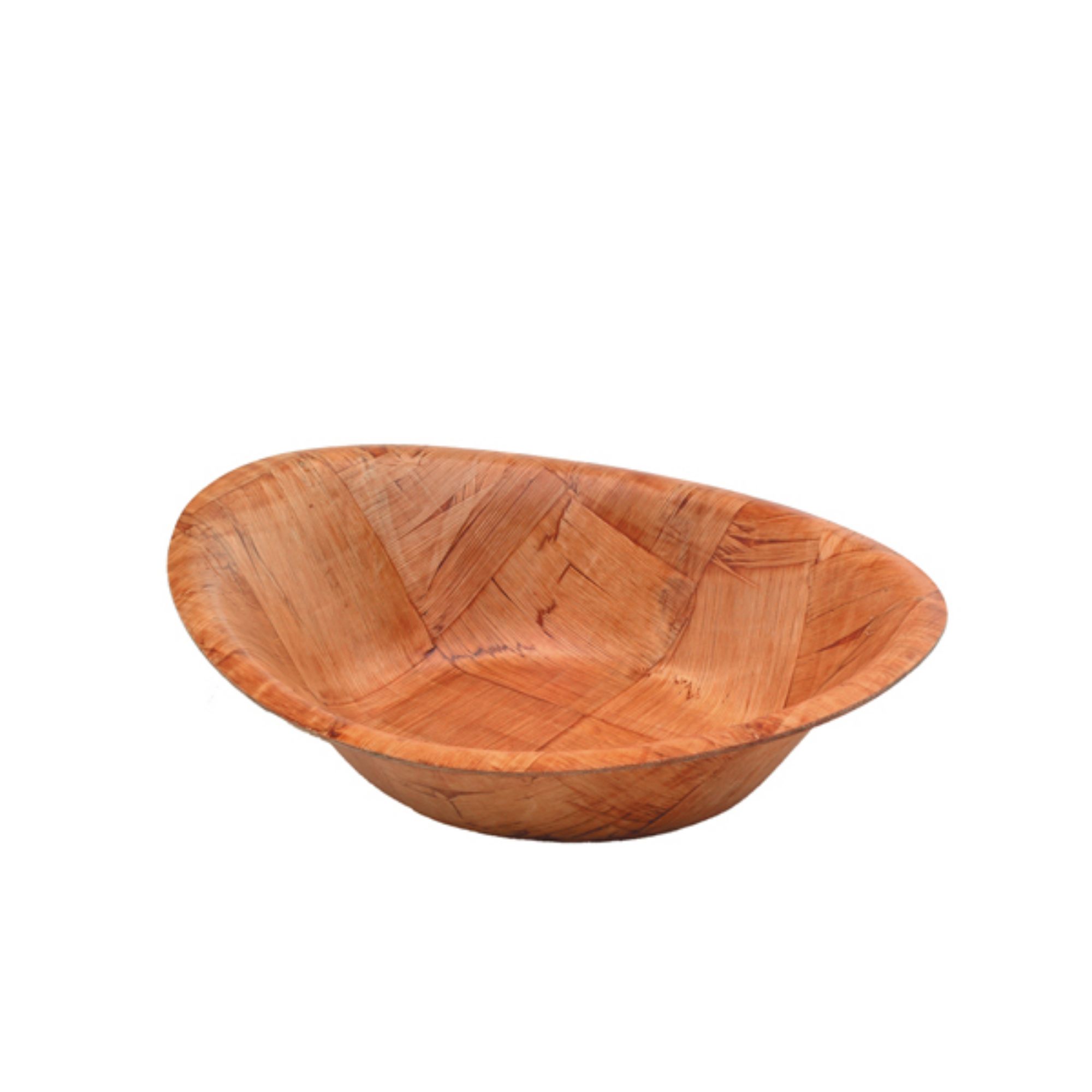 Picture of Oval Woven Wood Bowls 9"x7" Singles - GC849