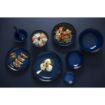 Picture of Olympia Luna Midnight Blue Coupe Plates 205mm (4 pack) - DZ779