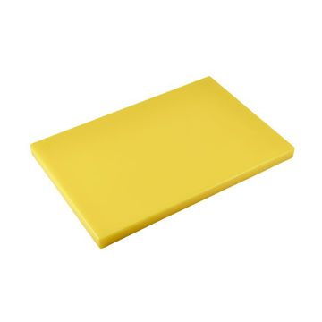 Show details for GenWare Yellow Low Density Chopping Board 18 x 12 x 1" - Y11812 Picture of GenWare Yellow Low Density Chopping Board 18 x 12 x 1" - Y11812