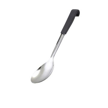 Show details for GenWare Black Handled Serving Spoon 34cm - 566-04BK Picture of GenWare Black Handled Serving Spoon 34cm - 566-04BK
