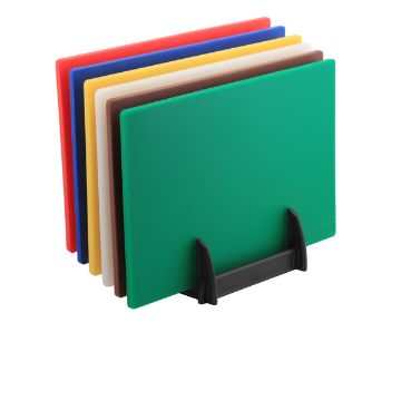 Show details for GenWare Low Density Chopping Board And Rack Set 18 x 12 x 0.5" - LDSETRCK Picture of GenWare Low Density Chopping Board And Rack Set 18 x 12 x 0.5" - LDSETRCK