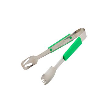 Show details for Genware Plastic Handle Buffet Tongs Green - 577-08G Picture of Genware Plastic Handle Buffet Tongs Green - 577-08G