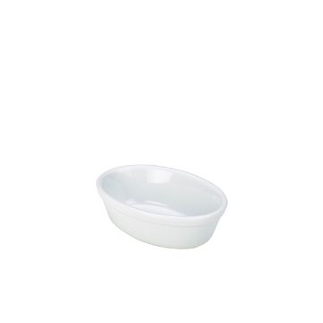 Show details for GenWare Oval Pie Dish 14cm/ 5.5" - Pack of 12 - F19-W Picture of GenWare Oval Pie Dish 14cm/ 5.5" - Pack of 12 - F19-W