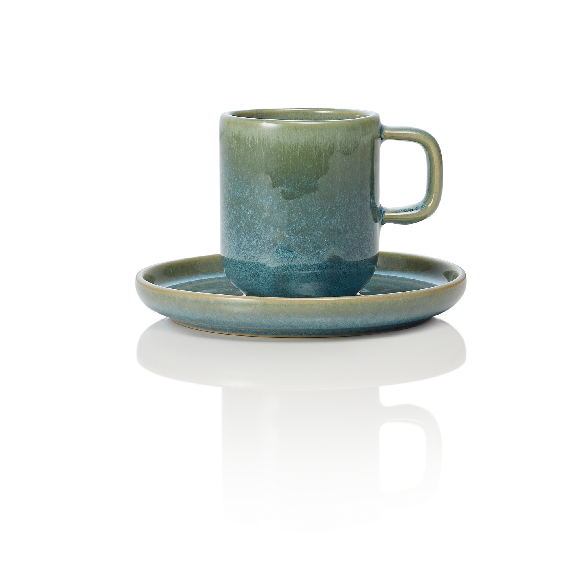 Picture of Espresso cup and saucer Myrtle Green - 452304009