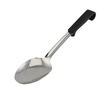 Show details for Genware Plastic Handle Spoon Plain Black - 577-04 Picture of Genware Plastic Handle Spoon Plain Black - 577-04
