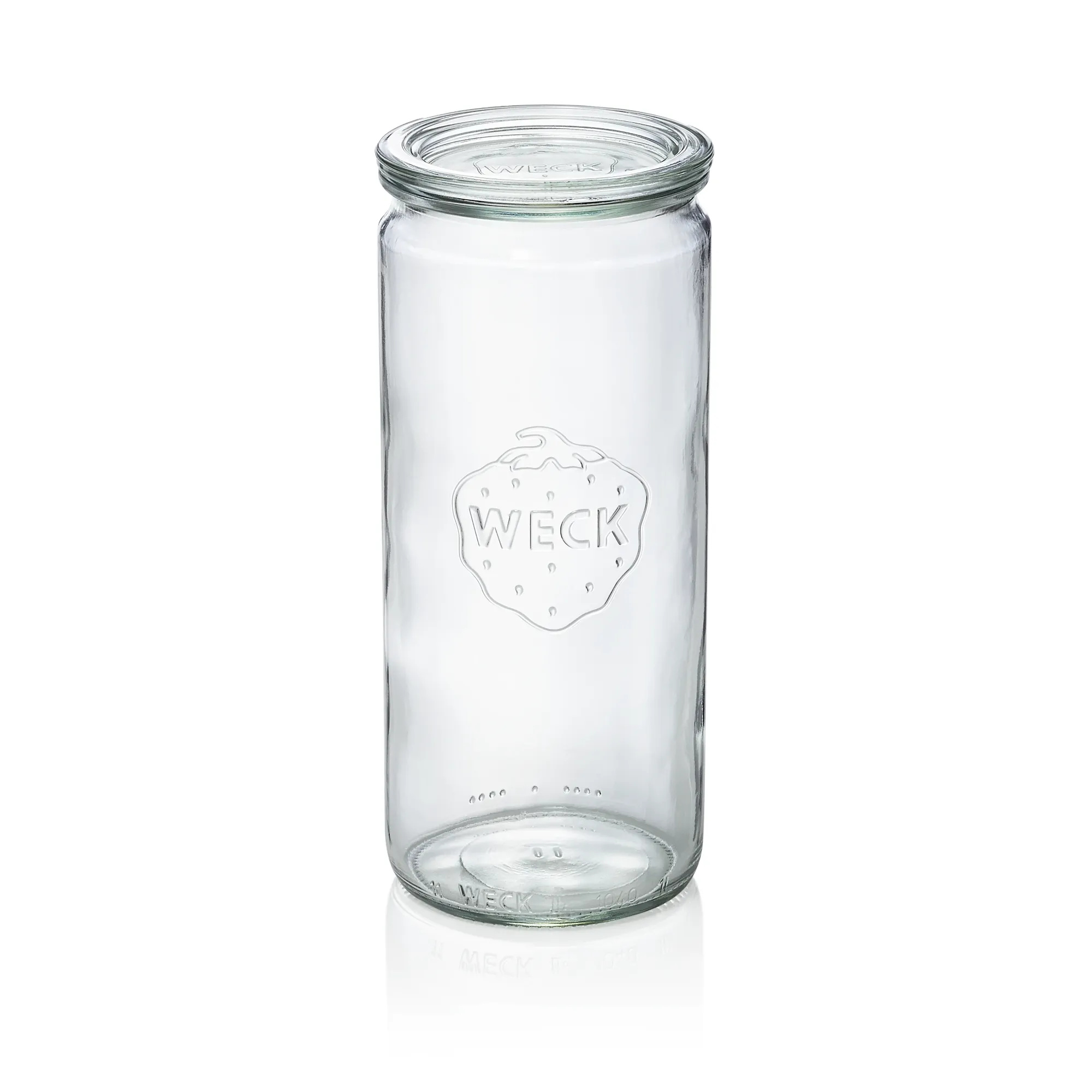 Picture of Cylinder shape glass jar - 908