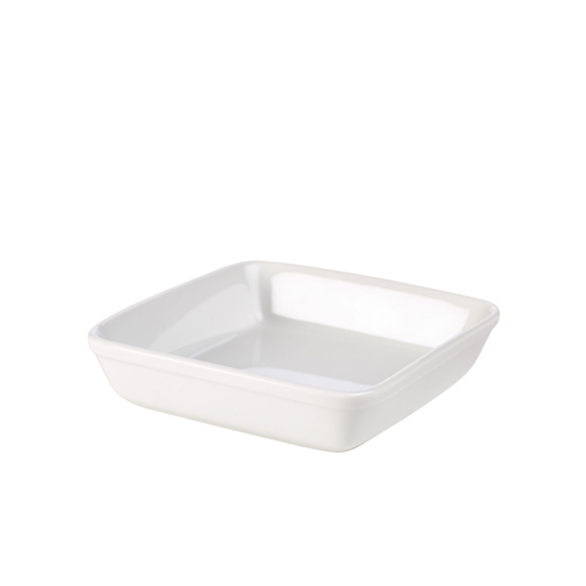 Picture of Genware Porcelain Square Roaster 25.4cm/10" - B22C-W